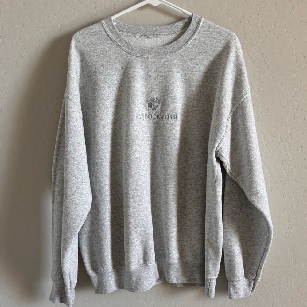 Page Petal “Hey Bookworm” Sweatshirt